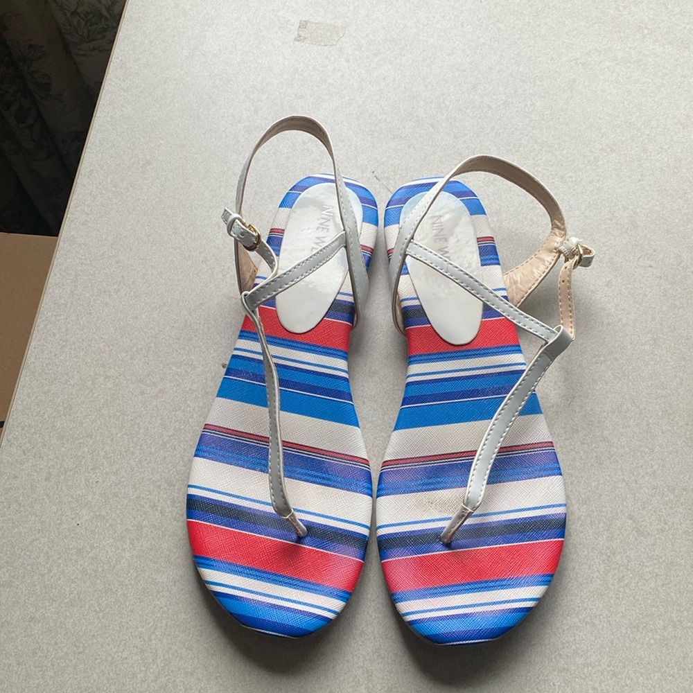 Nine West patent sandals